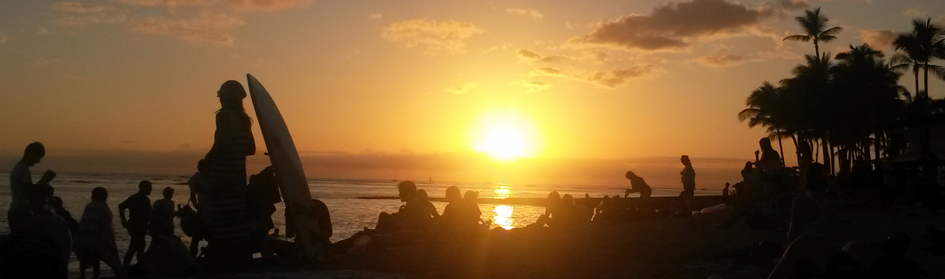 Hawaii Strand Sonnenuntergang